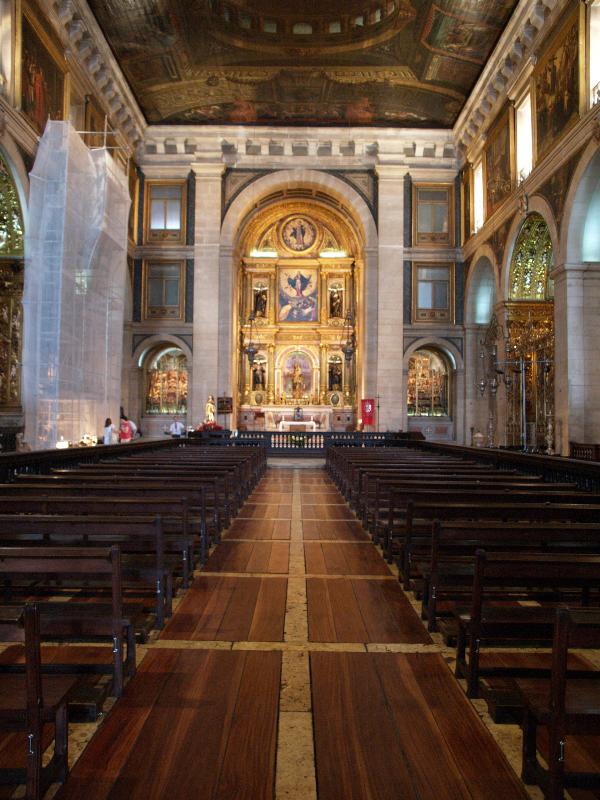 Lisbon, Portugal: Igreja de Sao Roque (Church of St Roch): interior