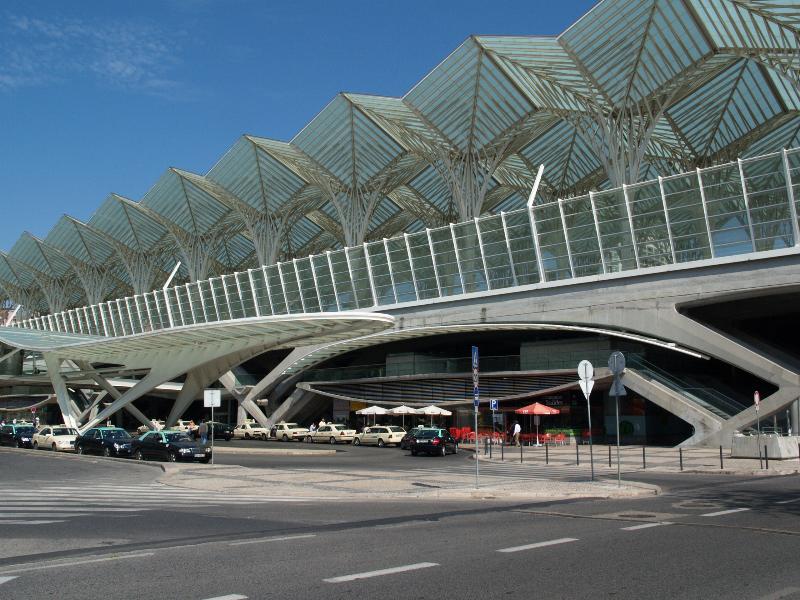Lisbon, Portugal: Gare do Oriente (Oriente Station): view (1998, Santiago Calatrava)