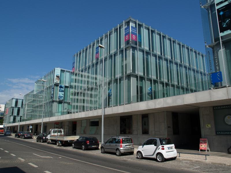 Lisbon, Portugal: Rua do Polo Norte: office block