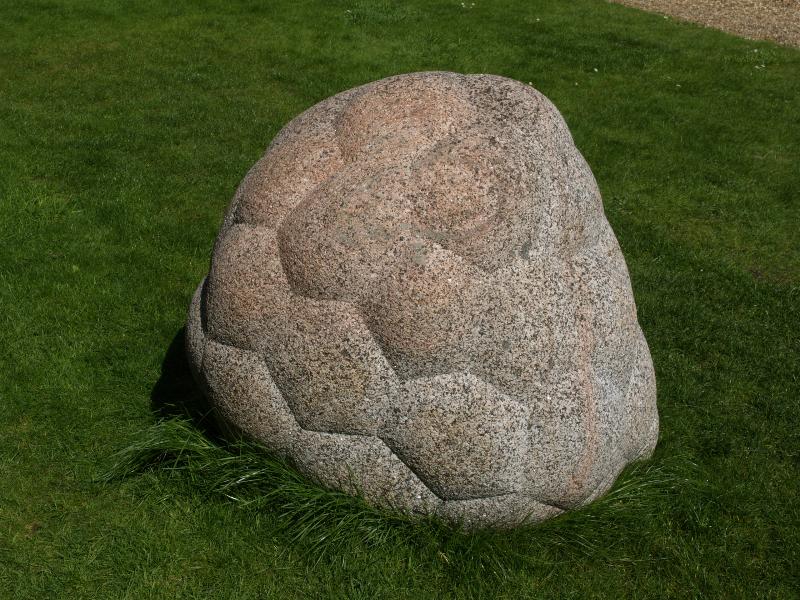 Cambridge, England: Fitzwilliam Museum: Sum of the Parts (2001, Peter Randall-Page)