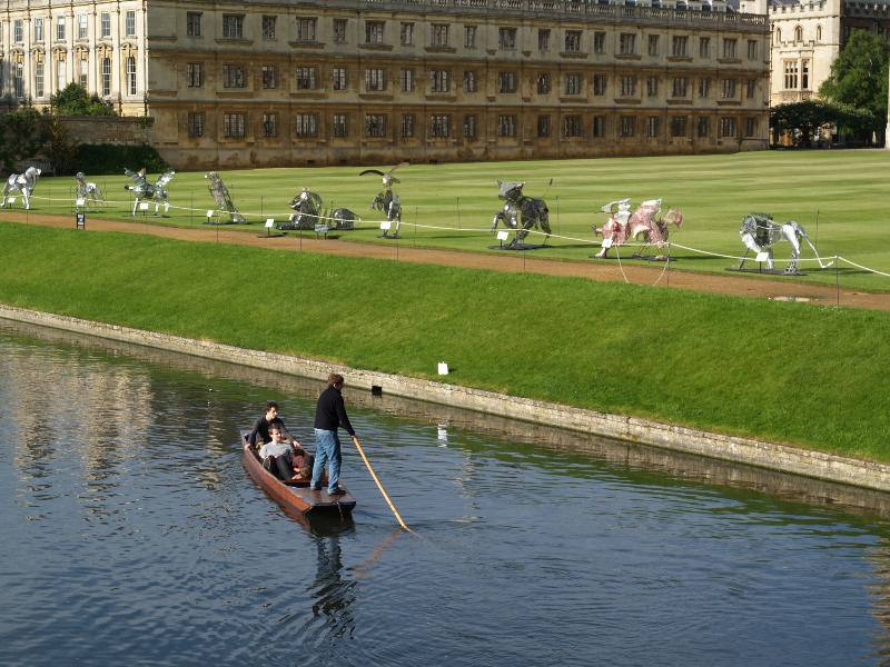 Cambridge, England: King's College: Queen's Beasts (2012, Tom Hiscocks)