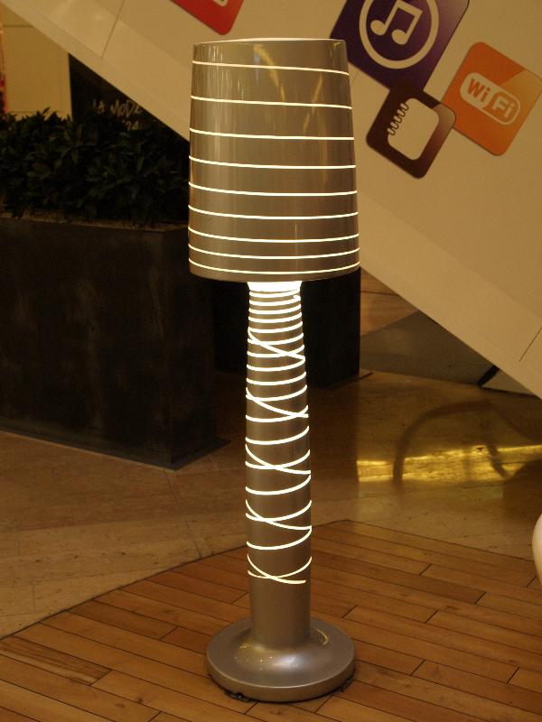 Lyon, France: La Part Dieu: floor light