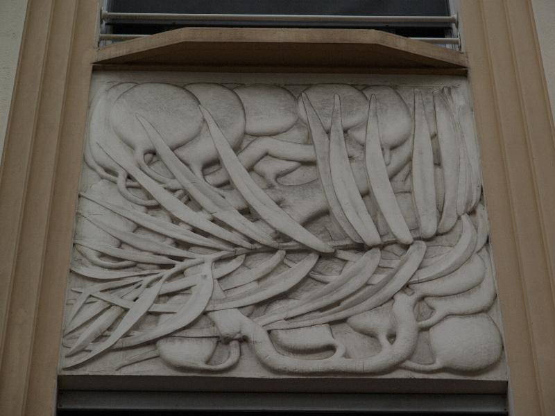 Lyon, France: Boulevard Jules Ferry, Central telephonique Lalande: relief
