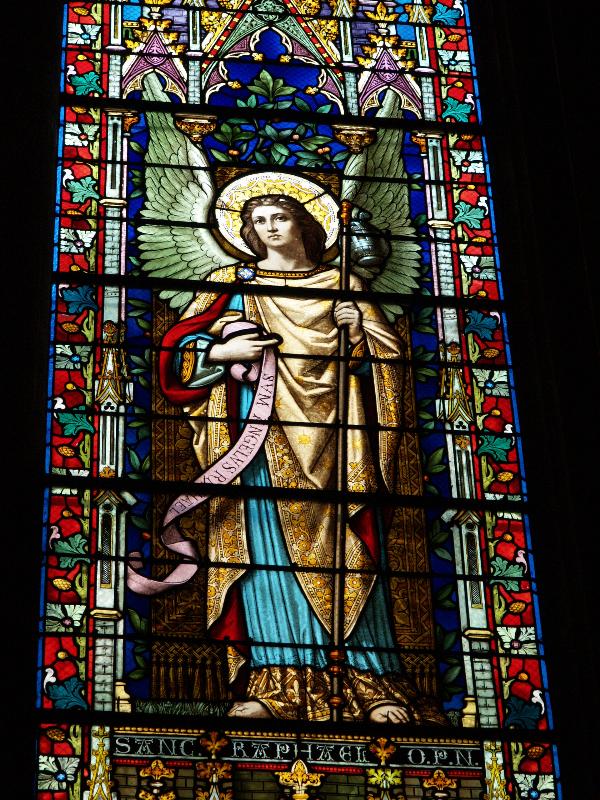 Lyon, France: Basilique Saint-Martin d'Ainay: St Raphael