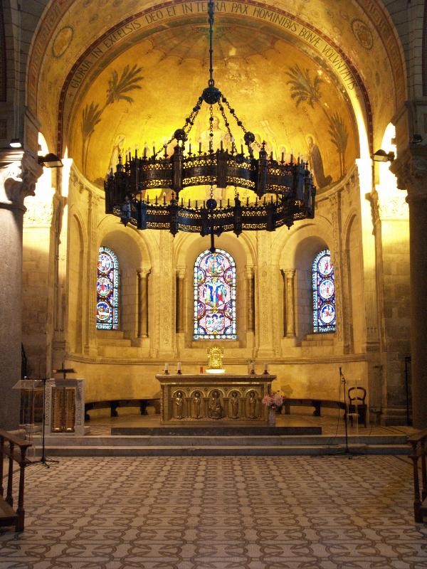 Lyon, France: Basilique Saint-Martin d'Ainay: choir and apse