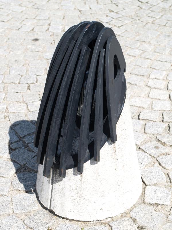 Lyon, France: Lyon-Saint Exupery Airport, train station: pavement light (1989-1994, Santiago Calatrava)