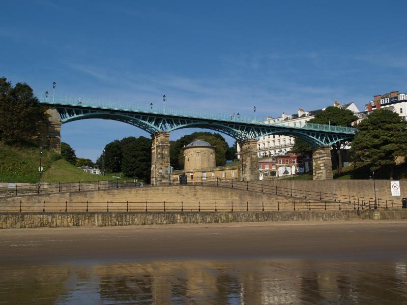 Scarborough, England: Spa Bridge: view (1826-1827)