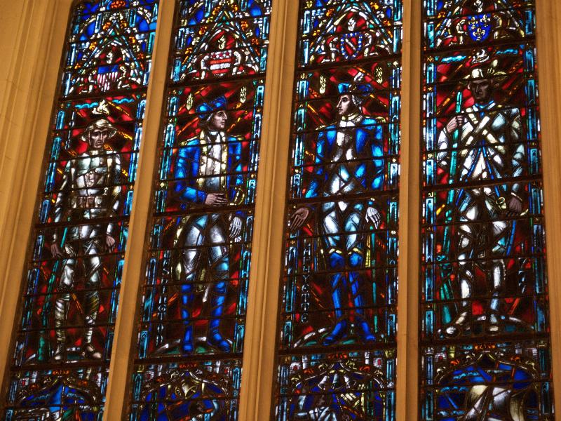 Paris, France: American Church in Paris: French-American Alliance/War Memorial Window