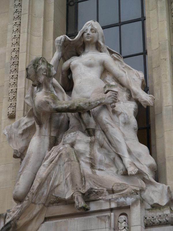 Paris, France: Grand Palais: L'Art et la Nature ou La Sculpture (1900, sculptor Paul Gasq)