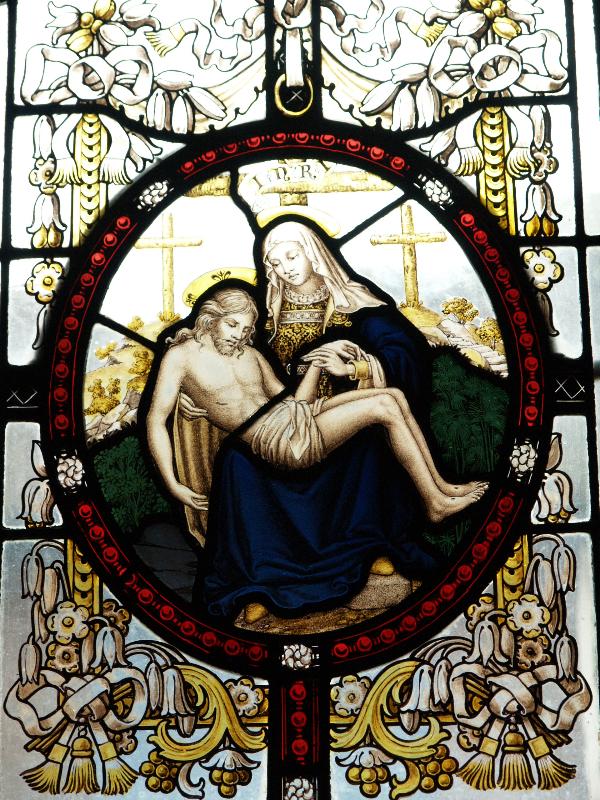 Cambridge, England: Sidney Sussex College: chapel, Pieta