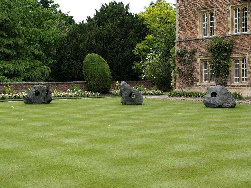 Cambridge, England: Jesus College: Through / True Stone (2012, Damian Ortega)
