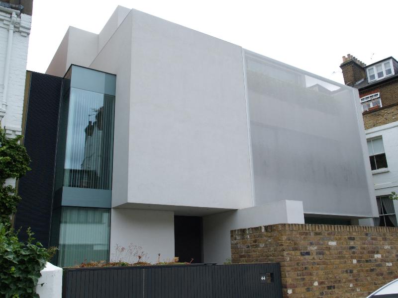 London, England: 44 Willoughby Road: view (2012, Mark Guard Architects)