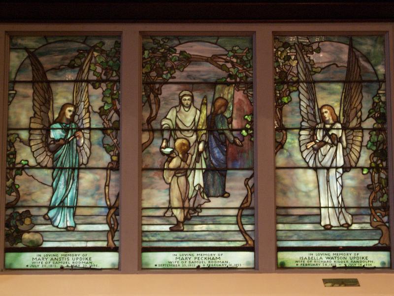 Wakefield (South Kingstown), Rhode Island (RI): Church of the Ascension: Valiant Woman (1896, Tiffany Glass and Decorating Company)