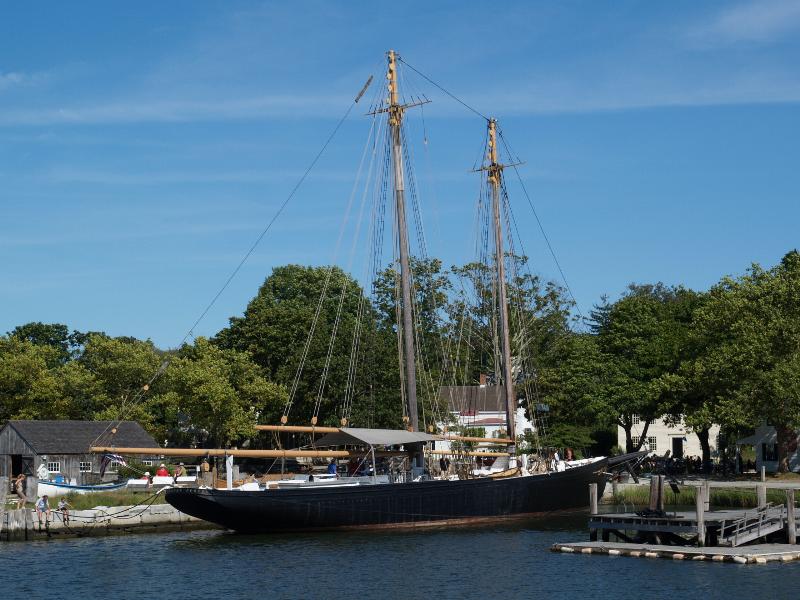 Mystic, Connecticut (CT): Mystic Seaport: L.A. Dunton (fishing schooner, 1921)