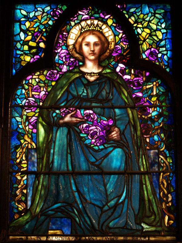 Tuxedo Park, New York (NY): St Mary's-in-Tuxedo Church: St Elizabeth (Tiffany)