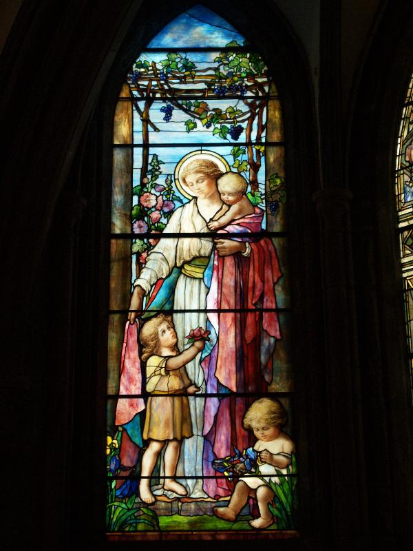 Litchfield, Connecticut (CT): St Michael's Parish: Charity (David and Helen Maitland Armstrong, 1917)