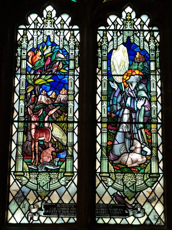 Litchfield, Connecticut (CT): St Michael's Parish: The Ecstasy of Saint Francis (1956, William Morris Company)