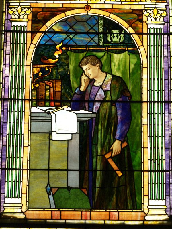 Litchfield, Connecticut (CT): Litchfield Historical Museum: Vanderpoel Memorial Window (ca. 1902)