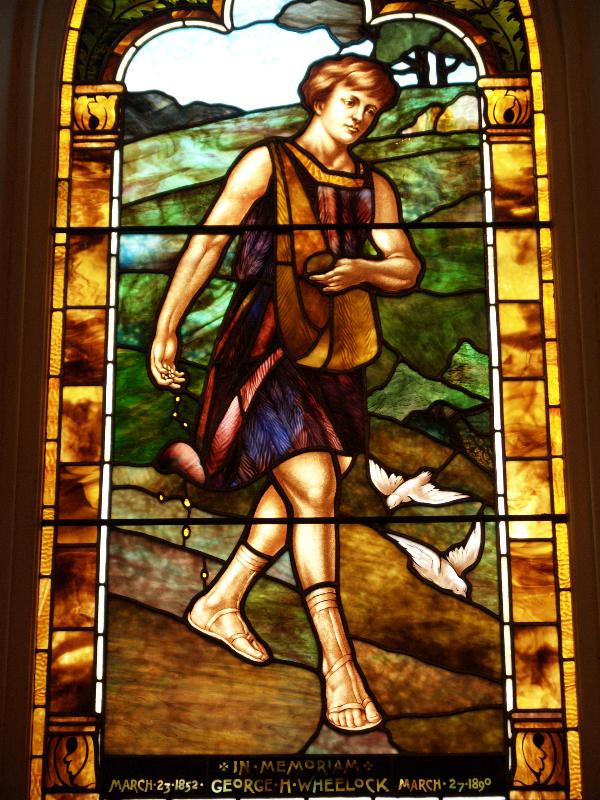 Fitchburg, Massachusetts (MA): Christ Church: The Sower (unknown maker)