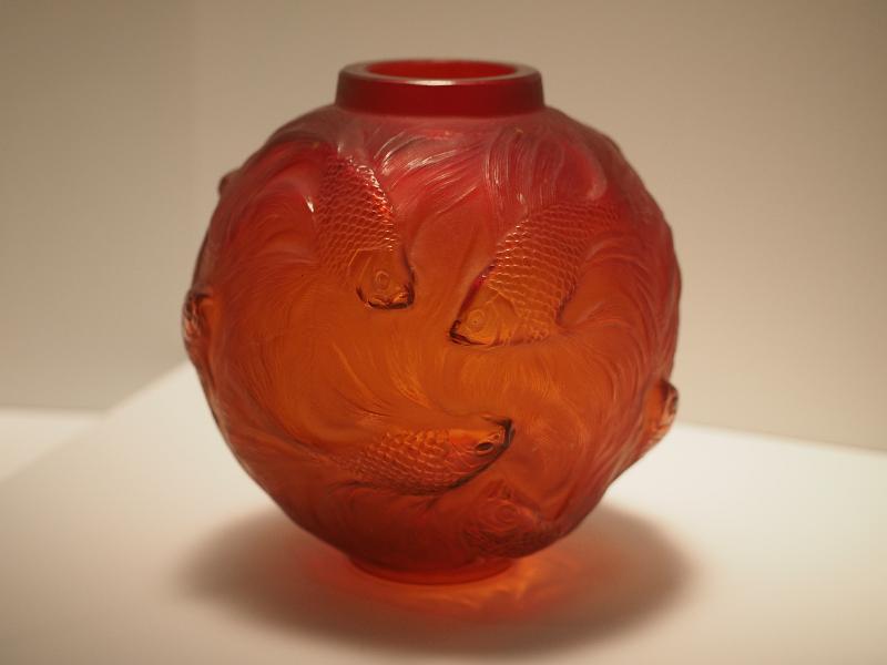 Corning, New York (NY): Corning Museum of Glass: Vase, Formose (Formosa) (1924, Rene Lalique)