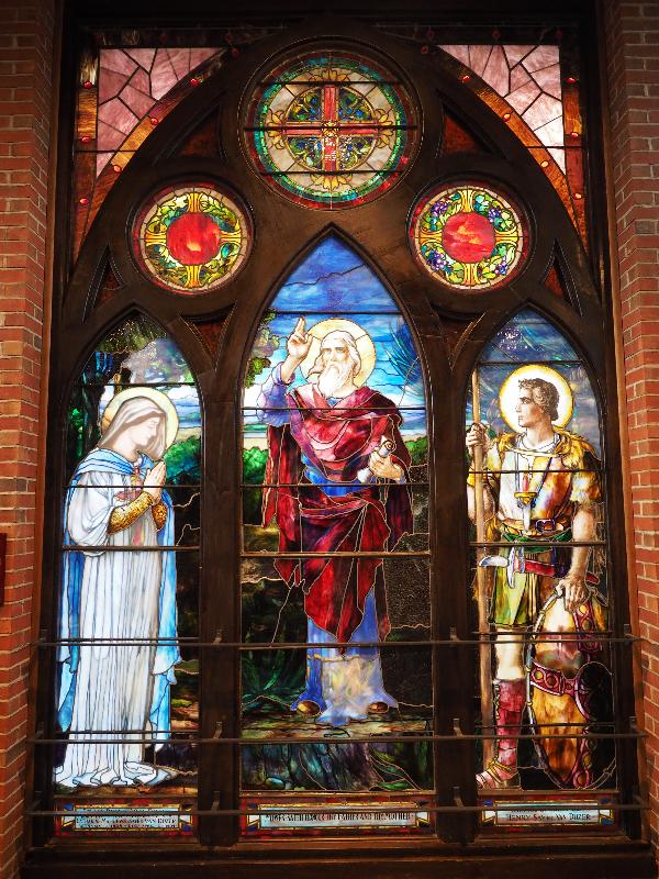 Horseheads, New York (NY): First Presbyterian Church: Moses window (1905, David and Helen Maitland Armstrong)