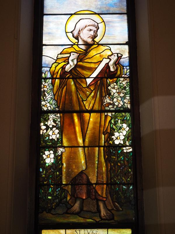 North Adams, Massachusetts (MA): First Congregational Church: St Luke (1909, Tiffany Studios)