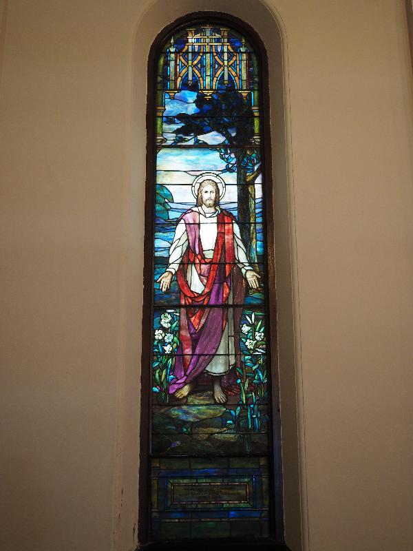 North Adams, Massachusetts (MA): First Congregational Church: Pleading Christ (1927, Alfred M. Bell Company)