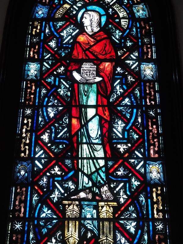 Williamstown, Massachusetts (MA): St John's Episcopal Church: Mary of Bethany (1926, Charles J. Connick Associates)