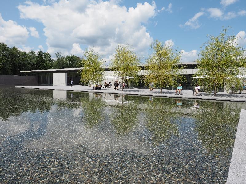 Williamstown, Massachusetts (MA): Clark Art Institute: extension (completed 2014, architect Tadao Ando)