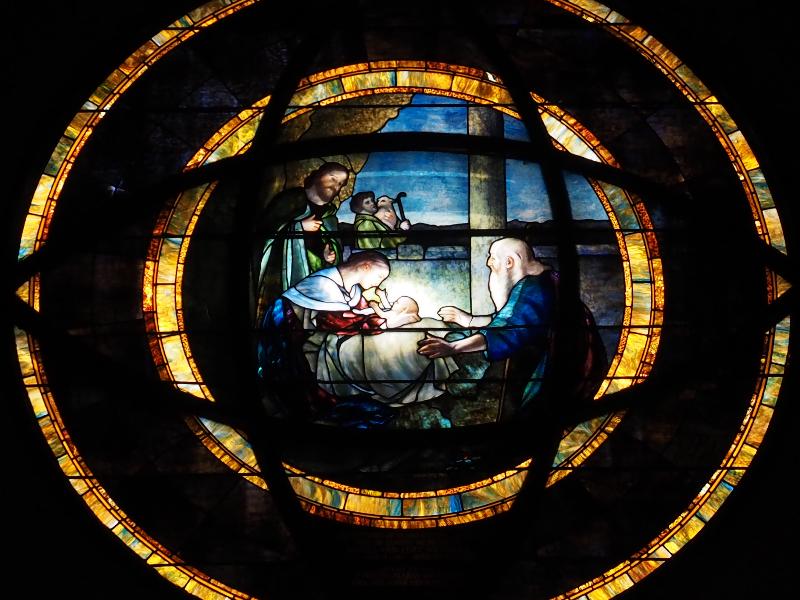 Worcester, Massachusetts (MA): St Matthew's Episcopal Church: Nativity (1896, Tiffany Studios)