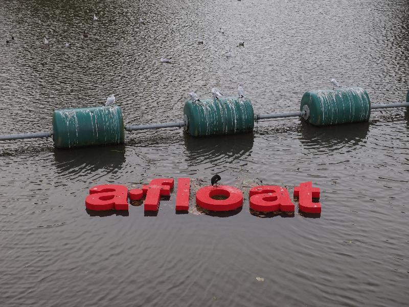 Cambridge, England: Cam: afloat (part of the Art Language Location festival)