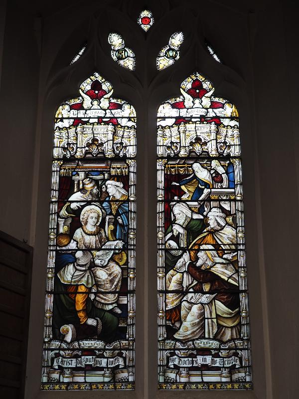 Cambridge, England: St Bene't's Church: Disputation in the Temple