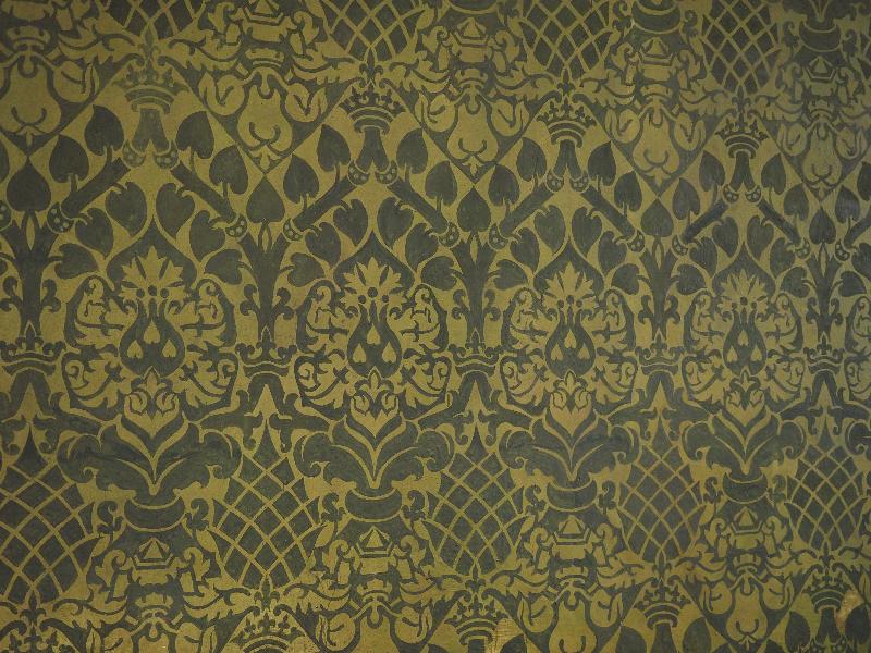 Cambridge, England: All Saints' Church: wall decoration