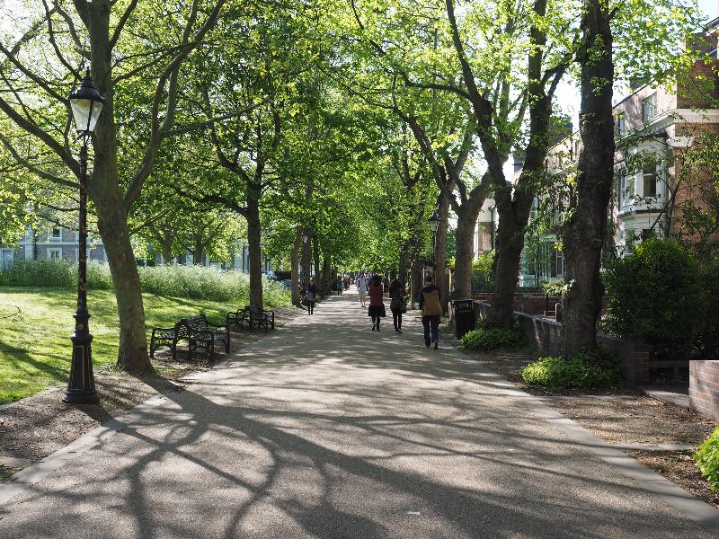 Leicester, England: New Walk: view