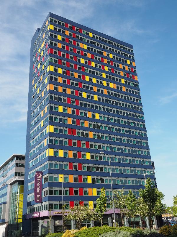 Leicester, England: Premier Inn: view
