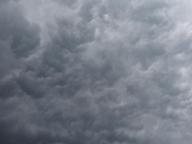 Cambridge, England: Roseford Road: angry clouds