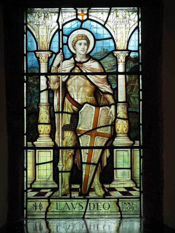 Buxton, England: Church of St Anne: knight