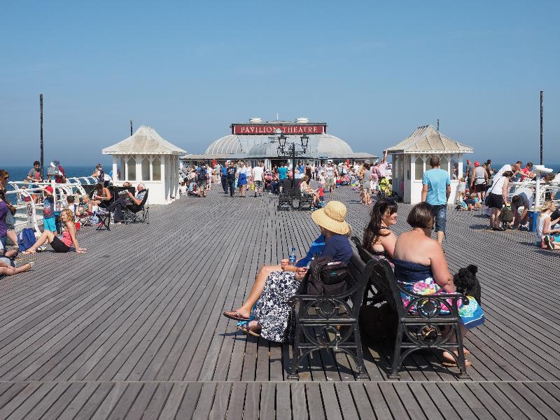 Cromer, England: pier: view
