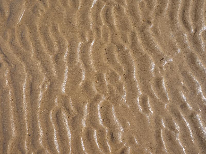 Cromer, England: beach: pattern in sand