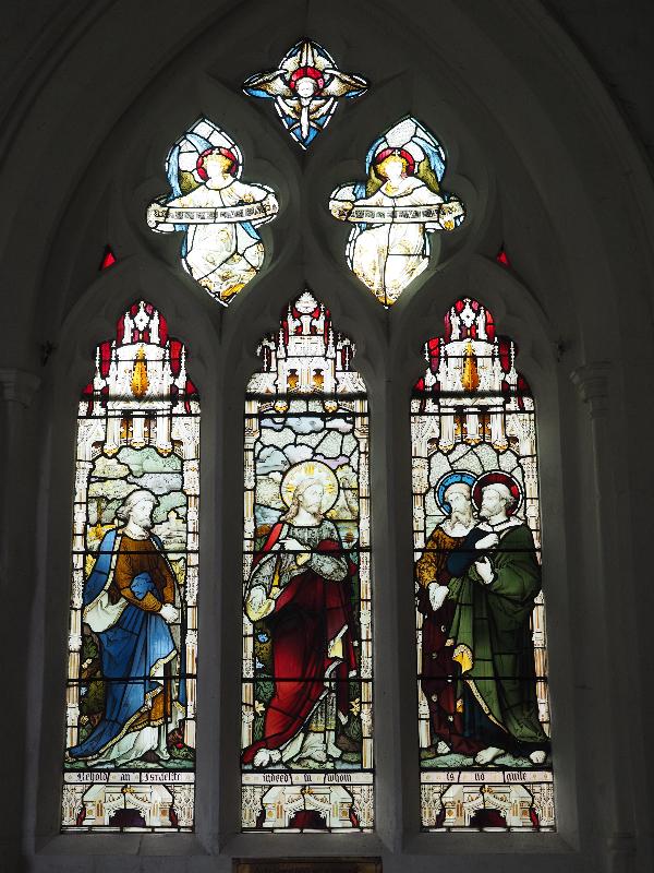 Grantchester, England: Parish Church of St Andrew and St Mary: Jesus and Nathanael