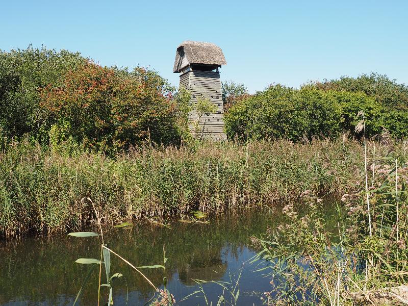Wicken, England: Wicken Fen: observation hut