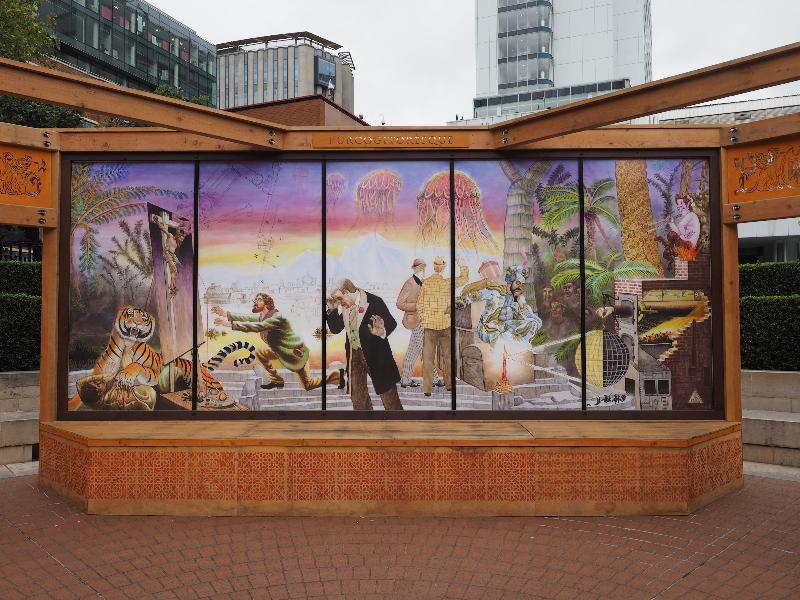 London, England: British Library: Purcogitoresque (Crossroads of Curiosity, David Normal, orginally created for Burning Man 2014)