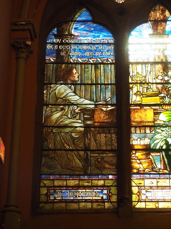 Boston, Massachusetts (MA): Church of the Covenant: St Augustine (Frederick Wilson, ca. 1896, Tiffany Glass and Decorating Company)