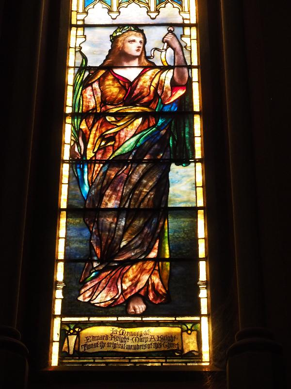 Boston, Massachusetts (MA): Church of the Covenant: Miriams (Frederick Wilson, 1894, Tiffany Glass and Decorating Company)