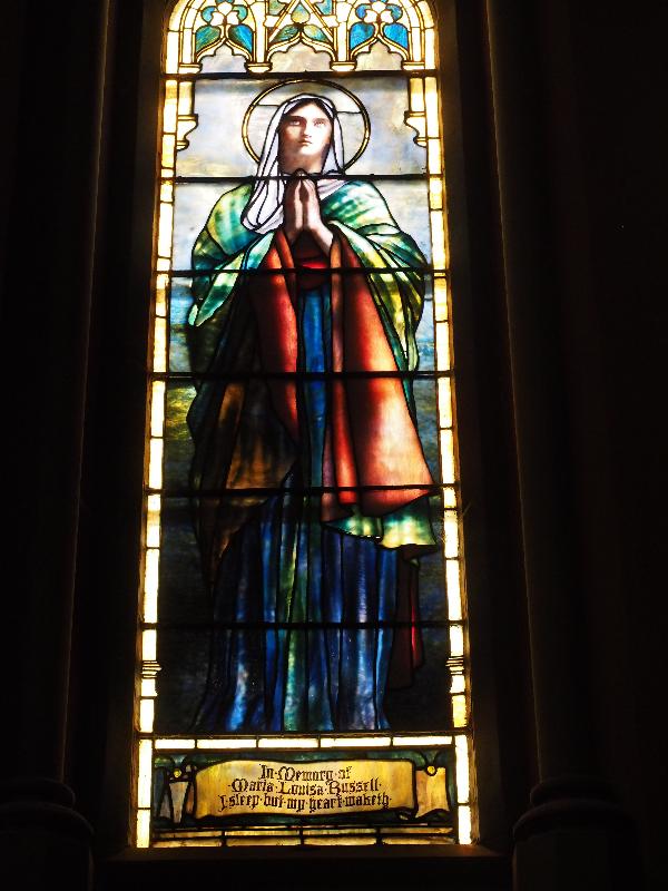 Boston, Massachusetts (MA): Church of the Covenant: Mary of Bethany (Frederick Wilson, 1894, Tiffany Glass and Decorating Company)