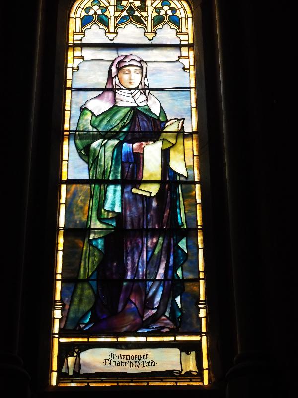 Boston, Massachusetts (MA): Church of the Covenant: Dorcas (Frederick Wilson, 1894, Tiffany Glass and Decorating Company)
