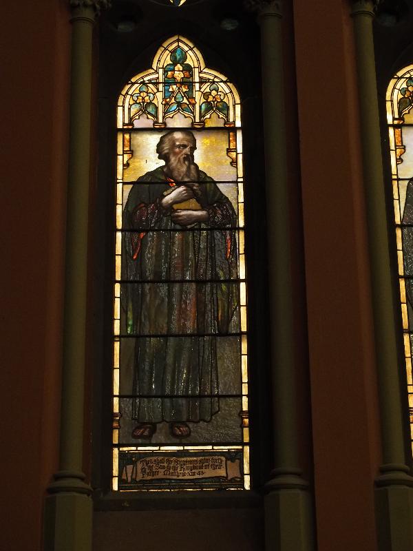 Boston, Massachusetts (MA): Church of the Covenant: Matthew (Frederick Wilson, 1894, Tiffany Glass and Decorating Company)