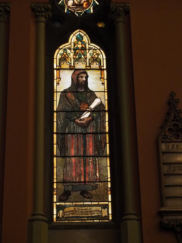 Boston, Massachusetts (MA): Church of the Covenant: Mark (Frederick Wilson, 1894, Tiffany Glass and Decorating Company)