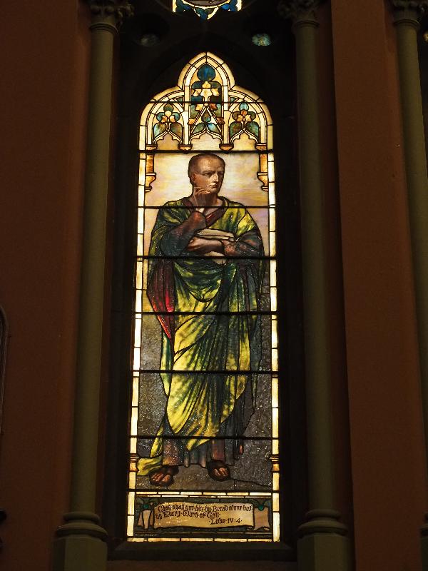 Boston, Massachusetts (MA): Church of the Covenant: Luke (Frederick Wilson, 1894, Tiffany Glass and Decorating Company)