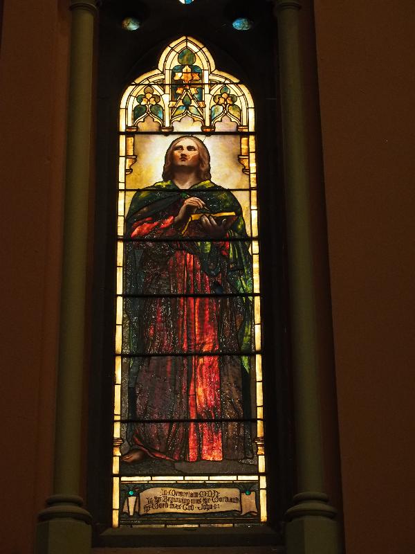 Boston, Massachusetts (MA): Church of the Covenant: John (Frederick Wilson, 1894, Tiffany Glass and Decorating Company)